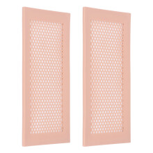 Coperture in Silicone Marrone per Ventilazione - 2 pezzi, Protezione per Sicurezza bambini, Protezione per le prese d'aria del pavimento di