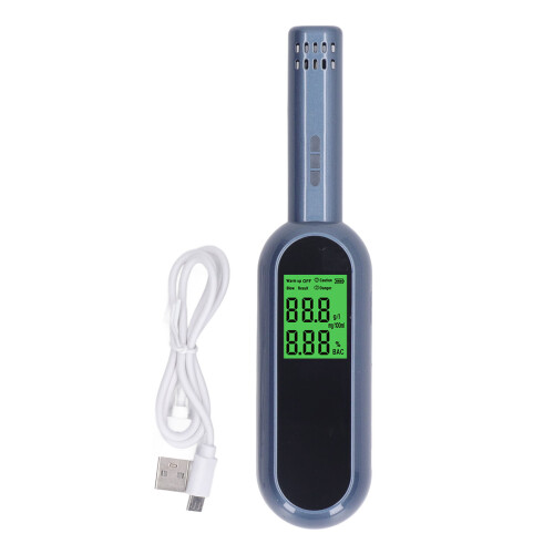 Détecteur d'alcool LCD - Utilisation facile d'une seule touche, résultats précis, portable 1