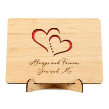 Stable Handmade Wood Anniversary Card Birthday Gifts-Style B