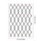 Plastic Embossing Stencil Grid Background Embossing Folder Easy 3
