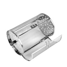 Stainless Steel Rotisserie Drum with Easy Load Door for Nuts, Fries, Coffee Roasting and Vegetables