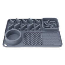 Tappetino di Lick in Silicone per Cani e Gatti – Distributore Lento Multiuso, 300x205x40mm