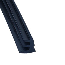 Aluminum Alloy Door and Window Seal Strip Rubber Gap Filler Windproof Waterproof 3 Meter