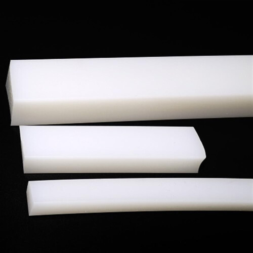 1M White Silicone Rubber Seal Strip 16x16mm Solid Weather Stripping with Easy Clean Surface 2