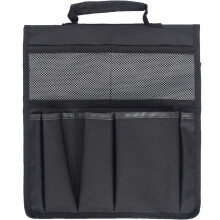 Garden Tool Pouch Portable Garden Kneeler with Handle Black Functional Storage Organizer for Kneeling Tools