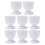 Egg Cups Set with Spoons for Soft Boiled Eggs, Durable Breakfast Egg Holders, 48pcs Family Friendly 1