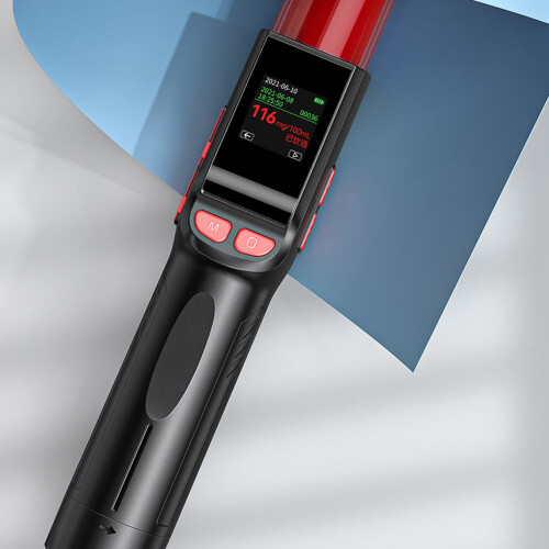 Contactless Digital Alcohol Tester with Light & Buzzer, 0-200mg 2