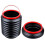 2pcs Foldable Car Trash Can, Leakproof Compact Garbage Bin with Adjustable Strap for Camping and Travel 1