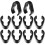 Microphone Clip 10Pack, Sturdy Plastic Cable Clips For Mic Stand, Portable Studio Accessories, Cable Management 1