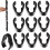 Microphone Clip 10Pack, Sturdy Plastic Cable Clips For Mic Stand, Portable Studio Accessories, Cable Management 5
