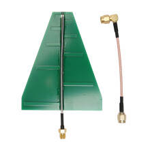 Antenna logaritmica periodica di alta qualità su circuito stampato, antenna RF direzionale con connettore N femmina per applicazioni industriali e