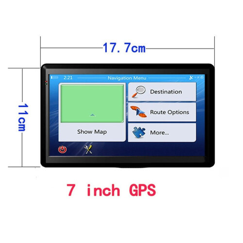 2022 GPS Navigator για αυτοκίνητο, πολύγλωσση πραγματική φωνητική καθοδήγηση με οθόνη 1
