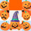 Διακοσμήσεις για το Halloween, καπέλο μάγισσας κολοκύθας 8FT, εύκολη χρήση με φούσκωμα, 7