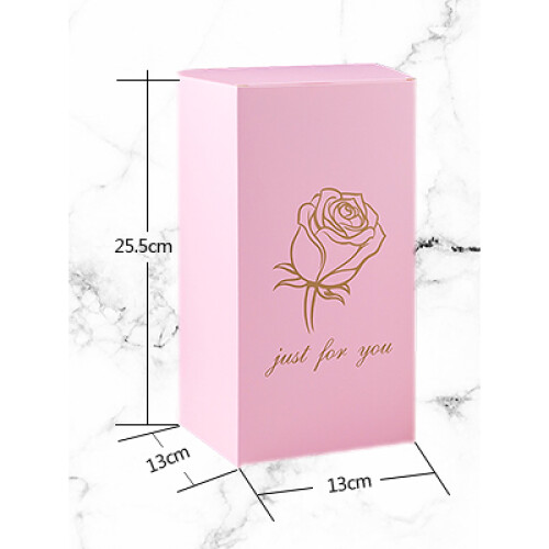 Γυαλί με κρύσταλλο Galaxy Light Up Rose, δώρο για γυναίκες, συμβολίζοντας την αιώνια 2