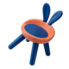 Kindergarten Backrest Stool For Preschools Bright Orange AntiFall Chair Lightweight NonSlip Seat Indoor Outdoor Use