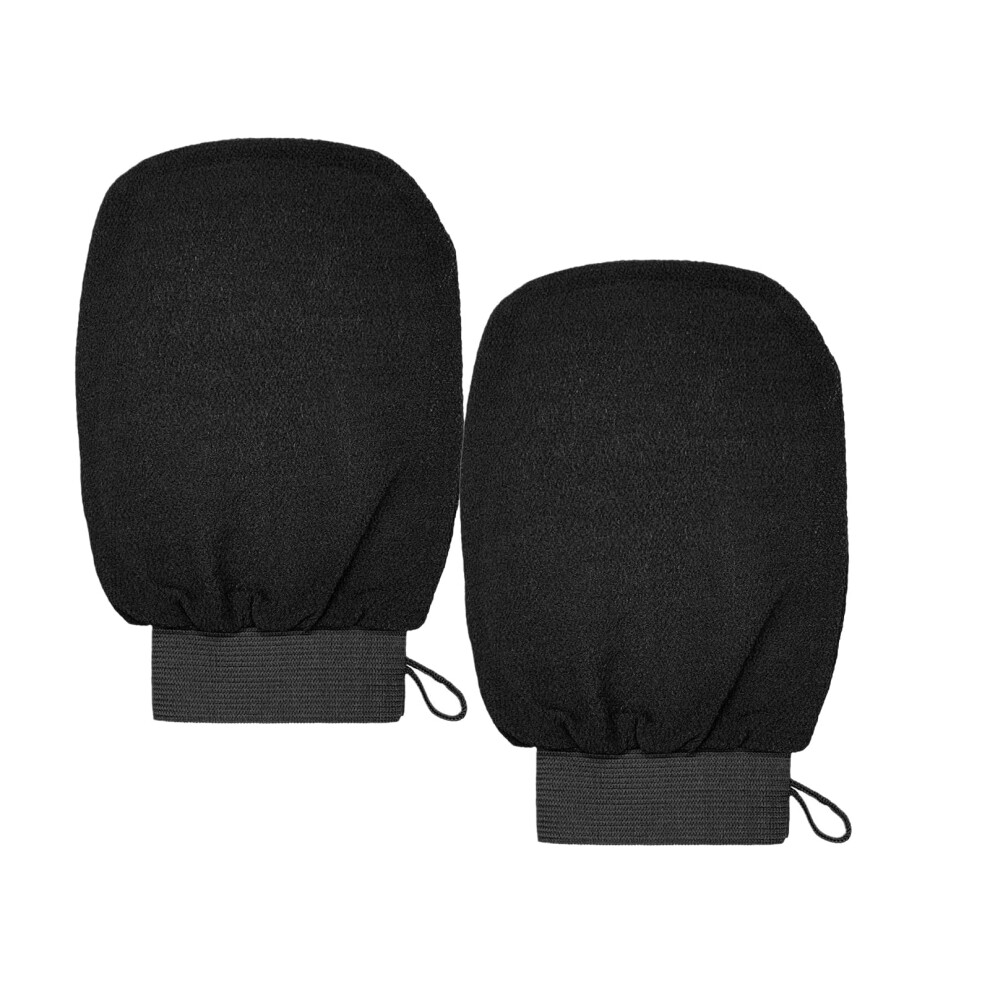 Body and Face Exfoliation Gloves 2Piece Set for Massage Scrub Dead Skin Removal Hamam Spa