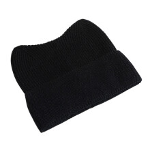 Chapeau à motif d'oreilles drôles, chapeau de jeu de rôle-Noir
