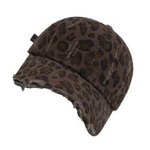 Casquettes de Baseball imprimé léopard pour femmes, chapeau-café