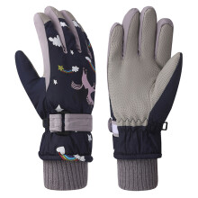 Gants de Sport d'hiver pour enfants, gants de Ski-Bleu marine