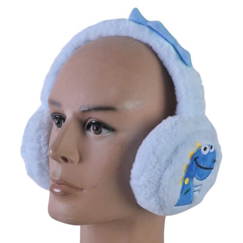 Cache-oreilles en peluche pour filles et garçons,-Gris 1
