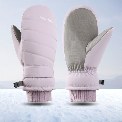 Gants réglables avec sangle, 2 pièces, mitaines de-Gris 2