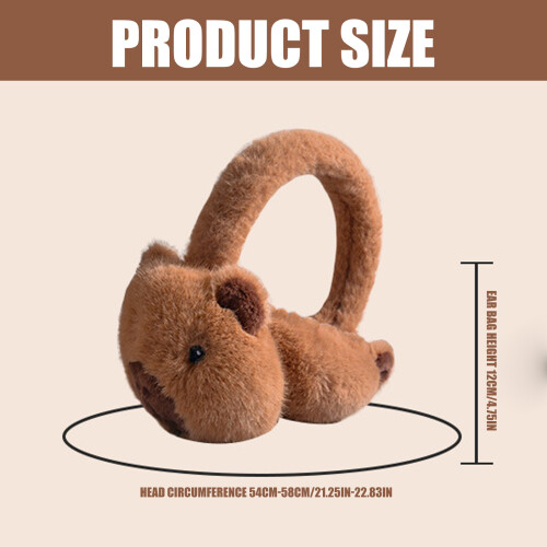 Cache-oreilles pour temps froid, couvre-oreilles de-kaki 2
