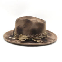 Chapeau occidental chaud à larges bords Jazzy chapeau-Kaki