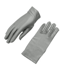 Gants confortables en Spandex, 2 pièces, pour-Gris foncé
