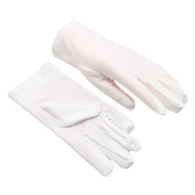 Gants unisexes en Spandex, 1 paire, mitaines confortables-Blanc