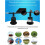 Wind Speed and Direction Sensor ThreeCup Anemometer, 05V 420mA RS485 Interface, 010V Wind Direction Output 5