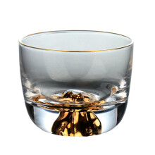 90ml Japanese Ceramic Tea Cup with Gilded Edge, Heat Retention, Microwave and Dishwasher Safe