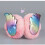 Cache-oreilles en fourrure coloré, cache-oreilles en peluche-B 2