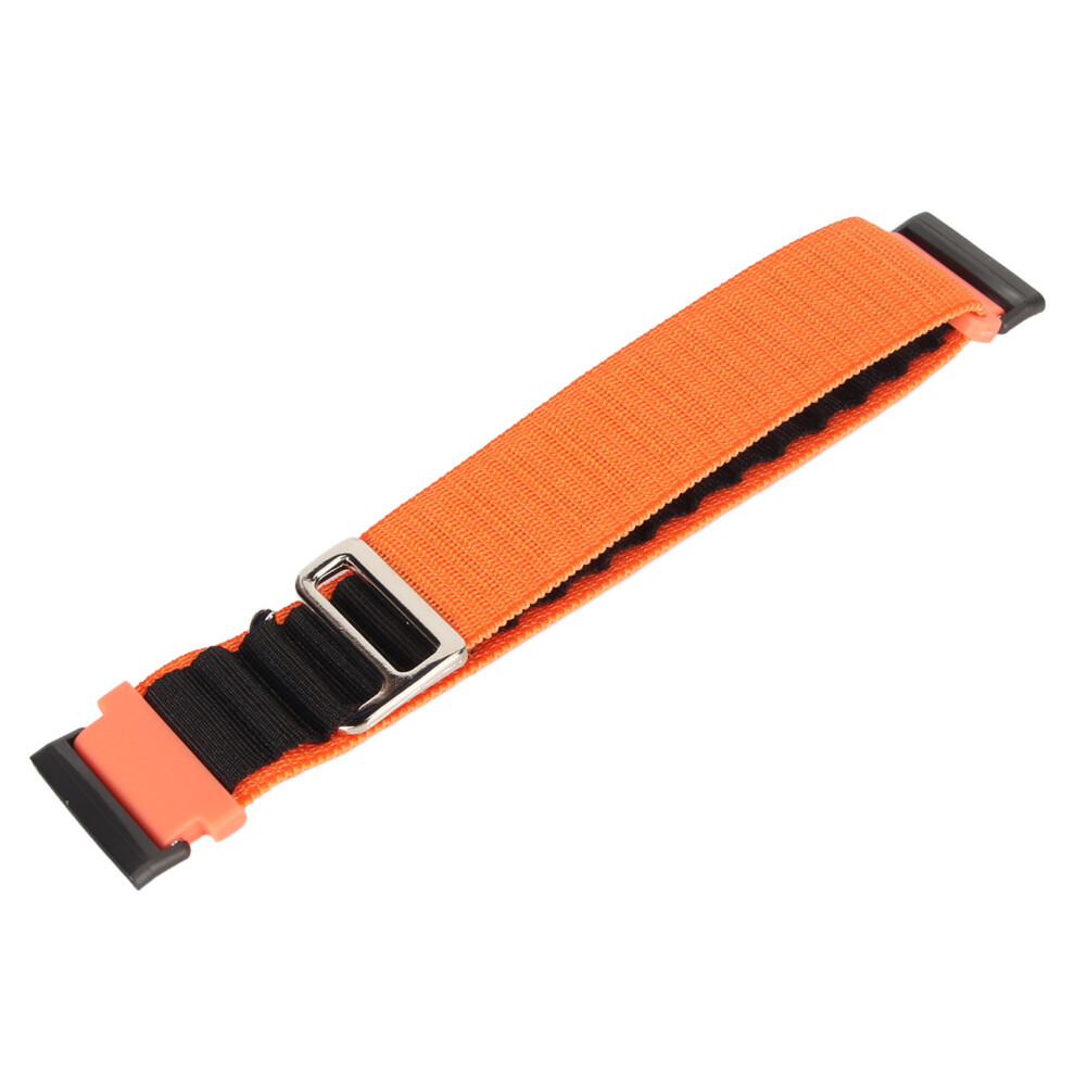 Nylon Smartwatch Band For Fitbit Versa 4/3 & Sense 2/ Sense, Orange & Black Orange,Black 3371369890142