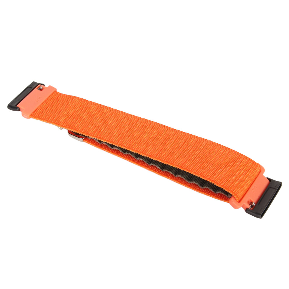 Stretch Nylon Watch Band For Fitbit Versa 4/3 Sense 2 Orange & Green Green,Orange 3311369889739