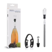 Refrigeratore per vino 3 in 1, refrigeratore per vino con versatore per vino in acciaio inossidabile e asta di raffreddamento