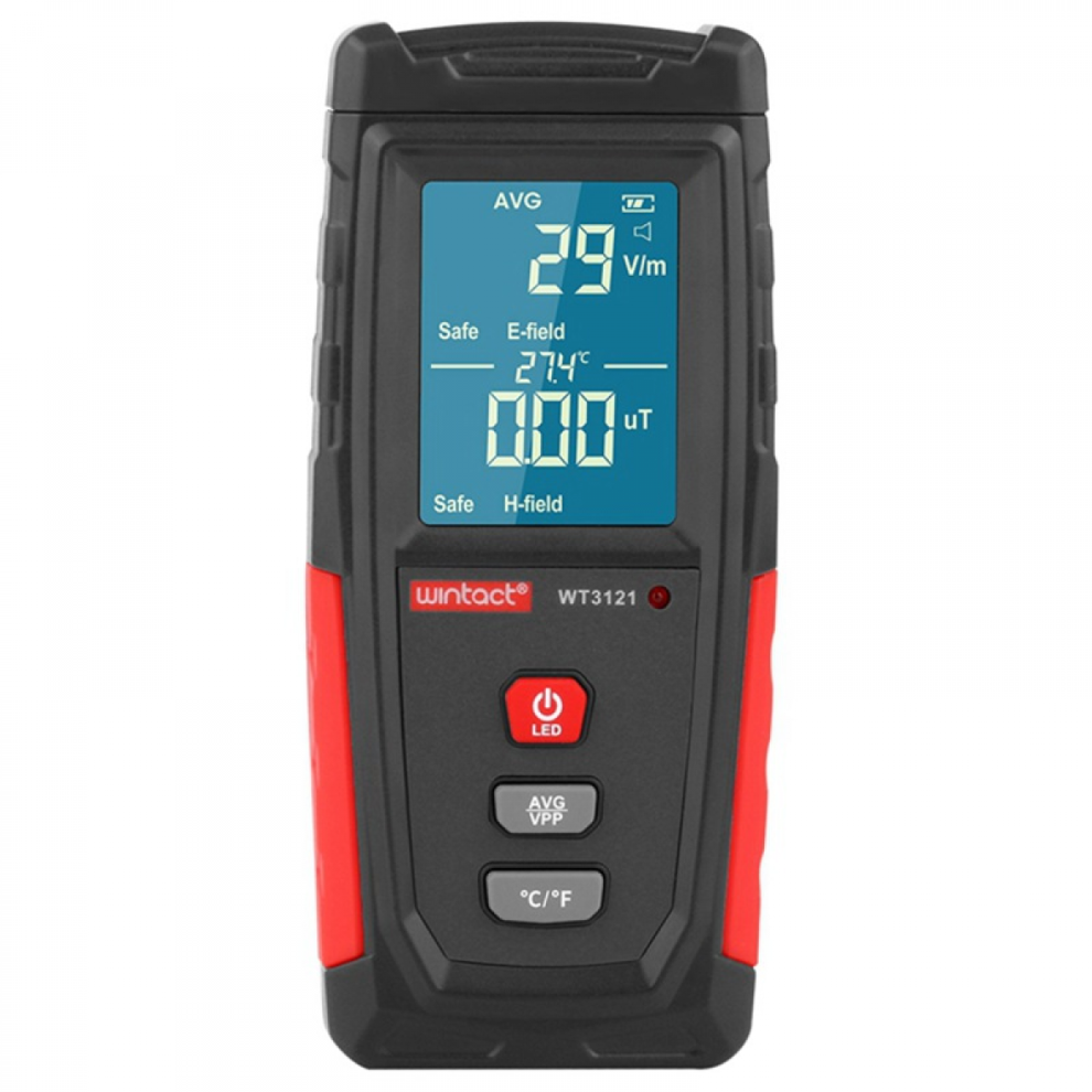 Electromagnetic And Magnetic Radiation Detector Lcd Emf Tester Meter Phone Computer Electromagnetic Radiation Detector 9408048918041