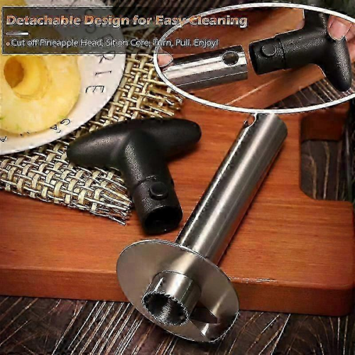 Upgraded Pineapple Cutter with Reinforced Thick Stainless Steel Blade - Sharp & Efficient 2
