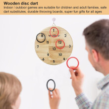 Ringwurfspiel für drinnen und draußen, Familienspaß, sichere Gummiringe zur Förderung der Hand-Augen-Koordination, Geschenkset mit schnellem und