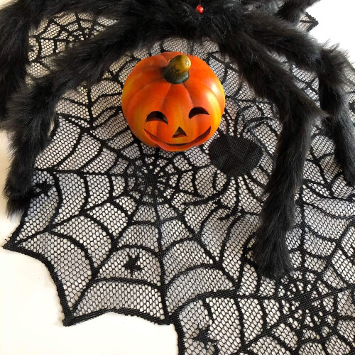 Διακόσμηση Τραπεζιού για το Halloween, Εύχρηστος και τοποθετήσιμος Τραπεζοδρομέας με 2