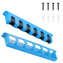 Vertical Fishing Rod Holders for Garage, Fishing Rod Holder, Wall Mounted Fishing Rod/Pole Rack,Holds to 6 Rods