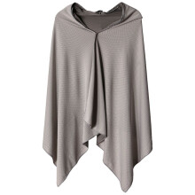Poncho de Praia Refrescante com Capuz, Robe Absorvente, Toalha, Capa para Natação, Ioga, Acampamento, Treino, Cinza