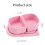 Recipientes de Silicone para Lanches, Caixas com Compartimentos Reutilizáveis com Tampas, Recipiente para Temperos de Frutas e Saladas 7