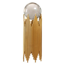 Heimdekoration, Wohnzimmerartikel, Ornament für Haus, Beleuchtetes Glas, Wein, Kristall, Buch, Mitteltisch, Moderner Fernsehschrank, L