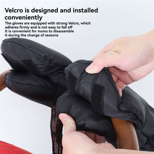 Couvre-Mains Chaud et Imperméable pour Poussette, Chariot et Vélo 1