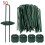 50pcs Green Artificial Turf Stakes Staples + 50pcs Buffer Washer, Landscape Staples, Galvanized Lawn Spikes 1