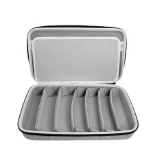 Travel Sunglasses Organizer Case, Adjustable Slot for Multiple Pairs, Portable Eyeglasses Storage Box