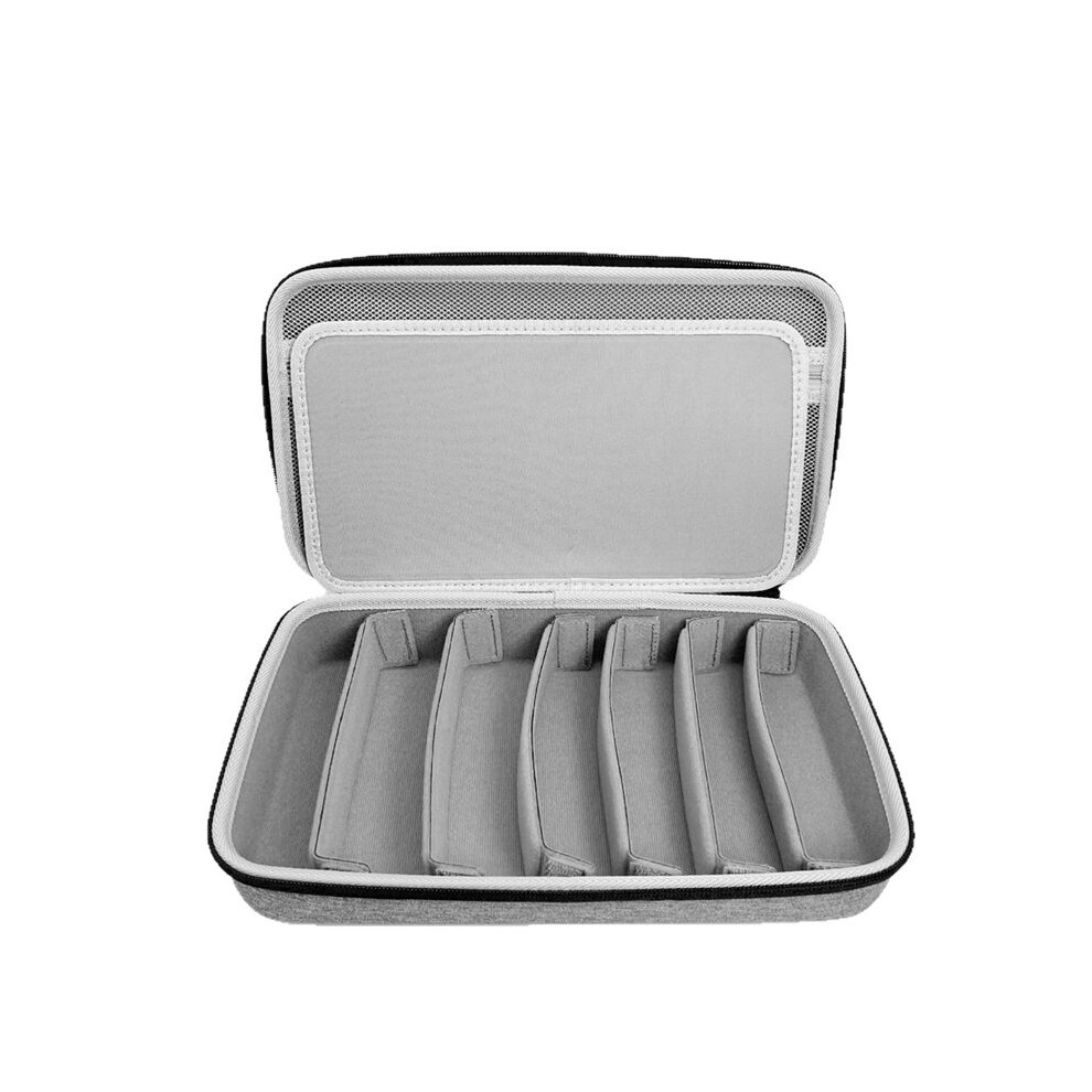 Travel Sunglasses Organizer Case, Adjustable Slot for Multiple Pairs, Portable Eyeglasses Storage Box