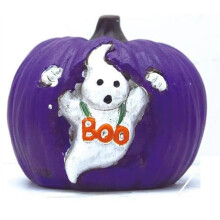 Halloween Pumpkin Pumpkin Sculpture Ornaments Resin Sculpture Art Decoration for Holiday Home Indoor Party Desk