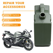 5L Liter Grüner Kraftstofftank Kanister Auto Motorrad Ersatz Benzin Öltank Backup Jerrycan Kraftstoffkanister mit Schloss und Schlüssel