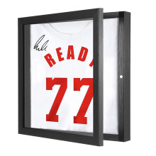 T-Shirt-Präsentationsrahmen, 13 X 13 Zoll, Schwarzer T-Shirt-Rahmen Aus Holzimitat mit 98 % UV-Schutz Aus Acryl, Vitrine